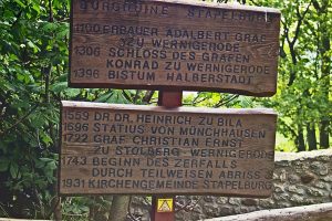 Harzbilder Burgruine Stapelburg
