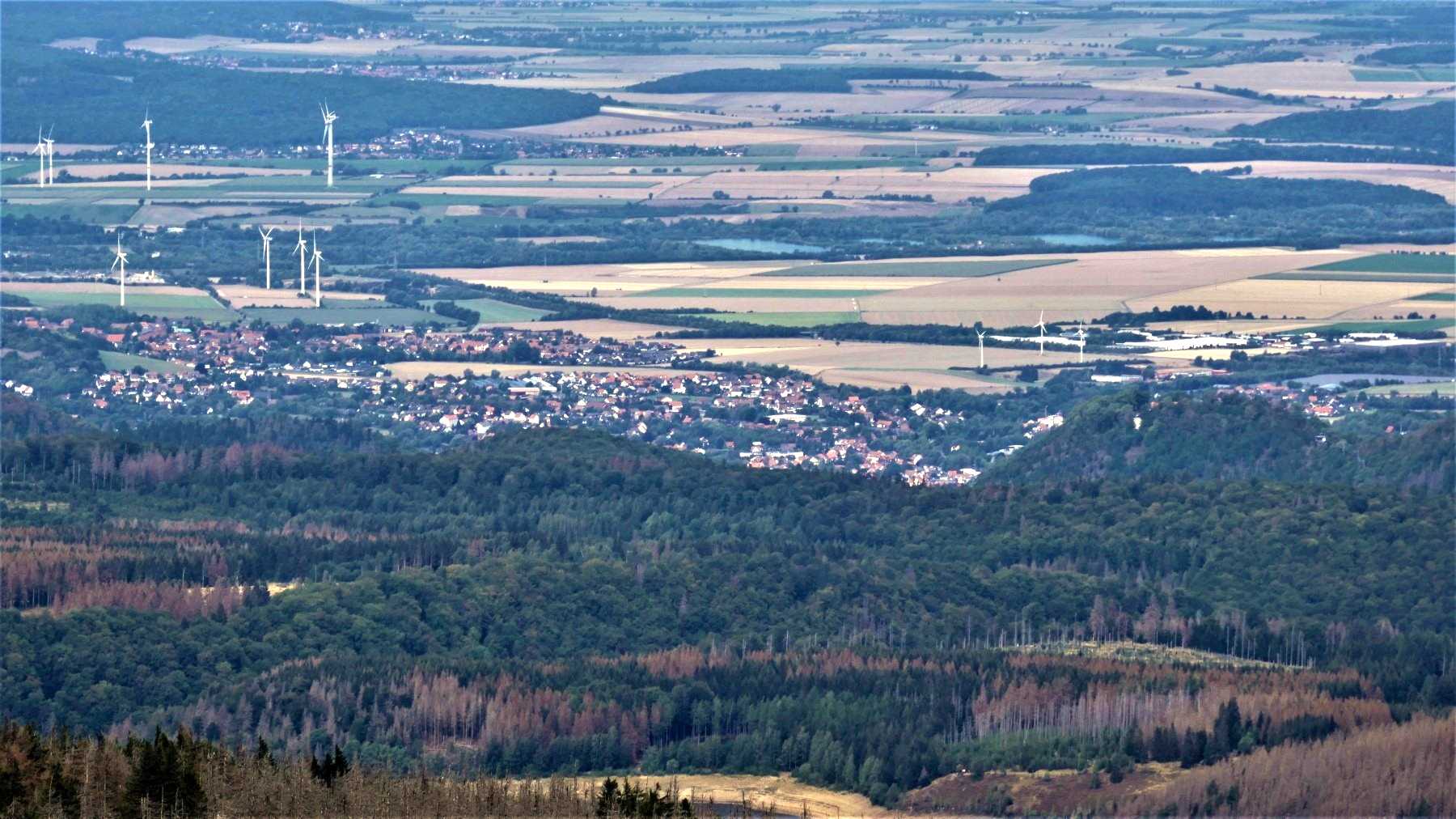 Blick auf Bad Harzburg