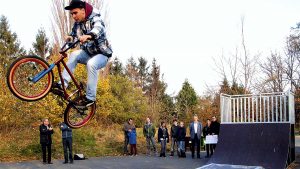 Skateboardbahn