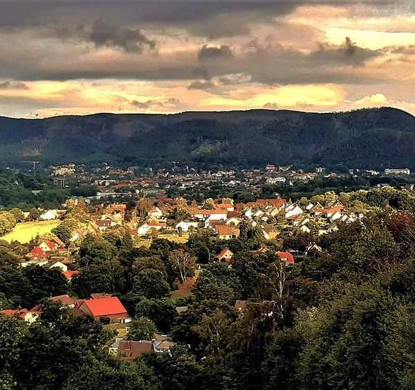 Web Bad Harzburg im Sonnenlicht Sonnenuntergang 1107