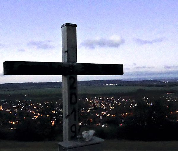 Harlingerode nach dem Sonnenuntergang Aufgenommen am 26  Dezember 2020