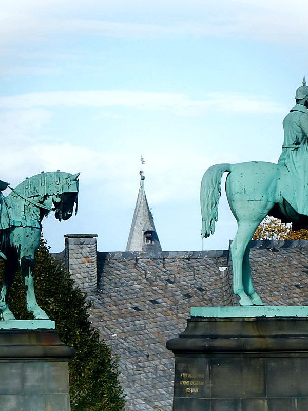 Reiten und auf Goslar schauen
