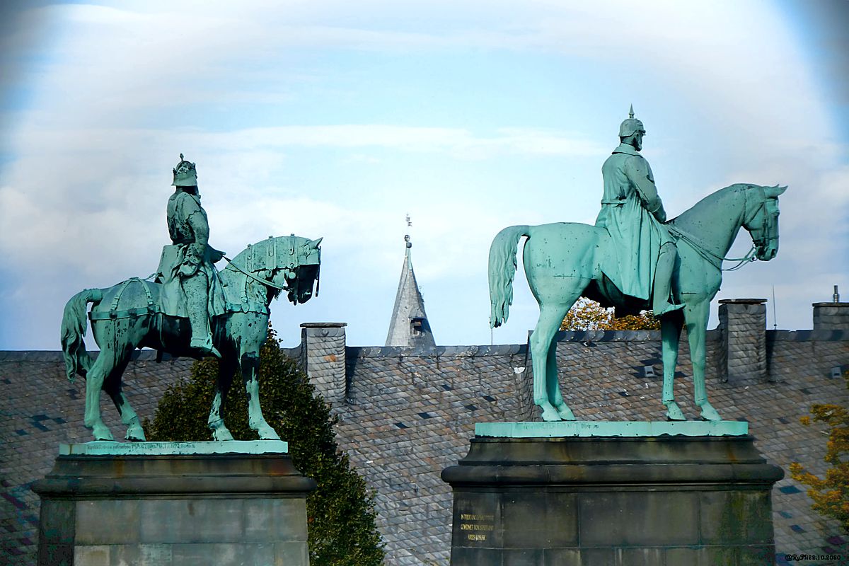 reiten und auf Goslar schauen