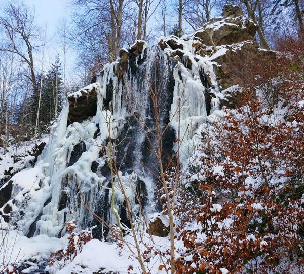 Helmut Gleuel   Der „Radauwasserfall“ bei Bad Harzburg am 19 01 2024