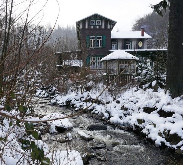 Helmut Gleuel   Waldgaststätte Radau Wasserfall bei Bad Harzburg
